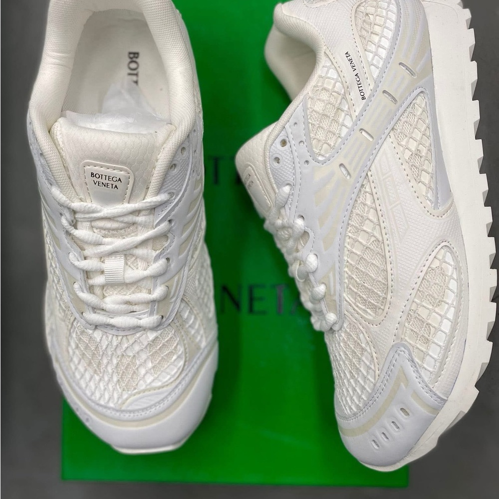 Bottega Veneta White Chunky Sneakers